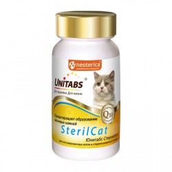 Юнитабс SterilCat витамины для кастрированных котов и стерилизованных кошек
