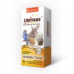 Юнитабс тотал витамины для кроликов,птиц и грызунов,10мл