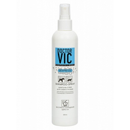 Шампунь-спрей Doctor VIC для экспресс-очищения шерсти для собак и кошек,250мл