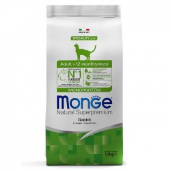 Monge Cat корм для взрослых кошек с кроликом,1,5кг