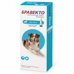 Бравекто Спот Он для собак 20-40 кг НЕТ В НАЛИЧИИ