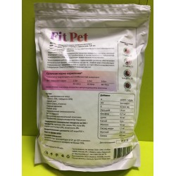 Fit Pet сухой корм для взрослых кошек всех пород с лососем 1,5 кг