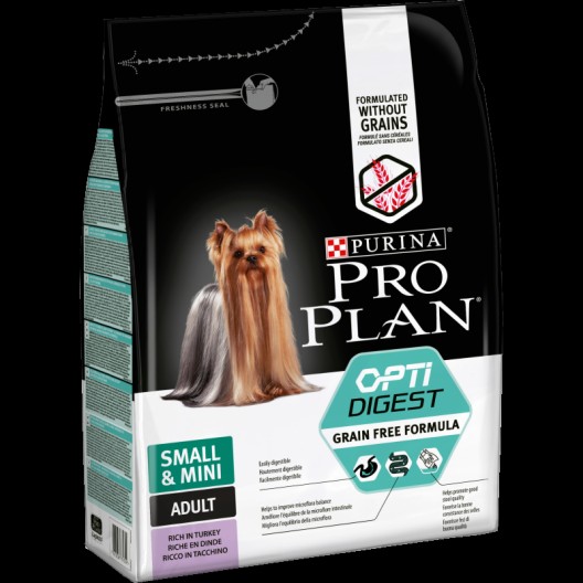 Купить Проплан беззерновой сухой корм для собак мелких пород с чувствительным пищеварением 2,5 кг