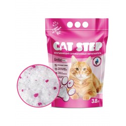 Cat Step наполнитель впитывающий силикагелевый Arctic Pink,3,8л