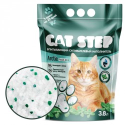 Cat Step наполнитель впитывающий силикагелевый Arctiс Fresh Mint,3,8л
