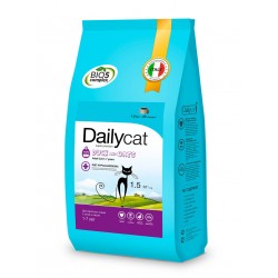 Dailycat 0,4  Беззерновой корм для взрослых кошек с уткой и кроликом