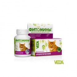 Фитомины для кошек с урологическим фитокомплексом, 50 гр