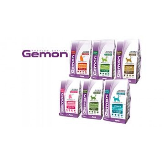 Gemon Cat корм для взрослых кошек с курицей и индейкой  400 гр.