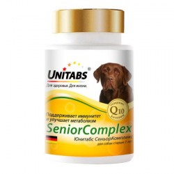 Юнитабс витамины для собак старше 7 лет.