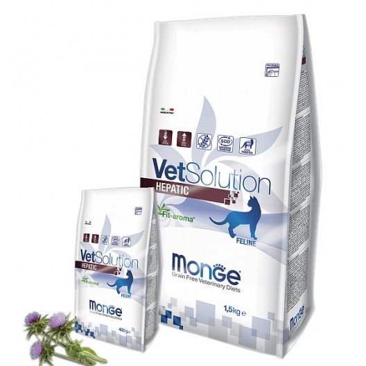 Monge VetSolution Cat Hepatic диета для кошек Гепатик 400 гр