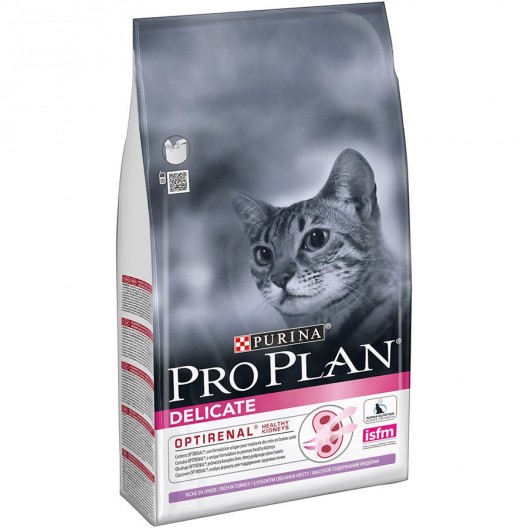 Купить Проплан Сухой корм для кошек с чувствительным пищеварением 1,5 кг