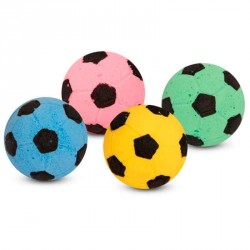 Мяч "футбол" 4 см для кошек и собак
