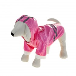 Куртка со светоотражающими полосами, S, розовая