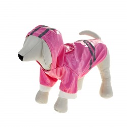 Куртка со светоотражающими полосами, L, розовая