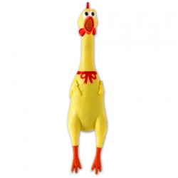 Игрушка резиновая Большая курица 18 см