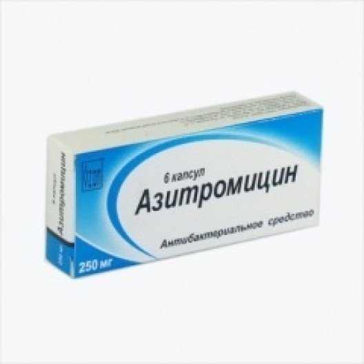Купить Азитромицин 250 мг 6 капсул