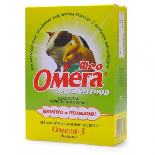 Купить Омега NEO для грызунов с биотином №60