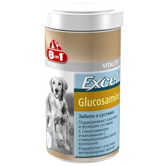 Купить 8 в 1 Эксель Глюкозамин для собак, 110 таб.