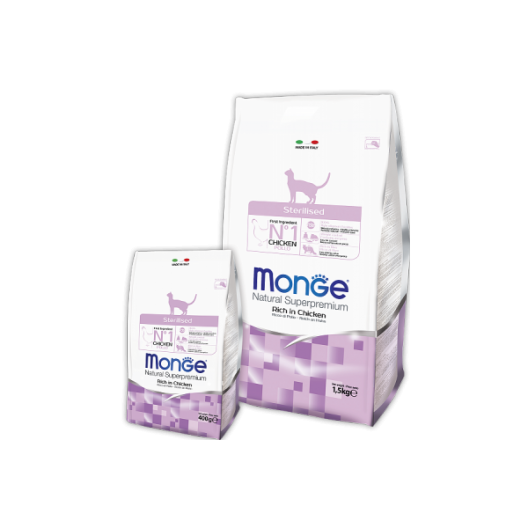 Купить Monge Cat Sterilized корм для стерилизованных кошек 1,5 кг