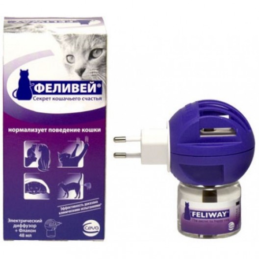 Купить ФЕЛЕВЕЙ феромон для кошек 48мл + диффузор