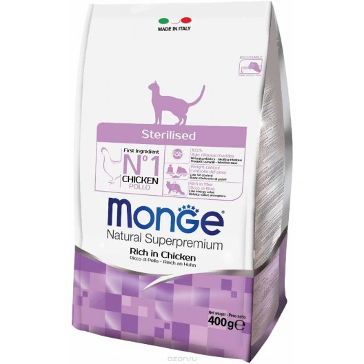 Купить Monge Cat Sterilised корм для стерилизованных кошек