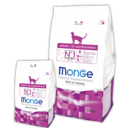 Monge Cat корм для взрослых кошек ,400гр