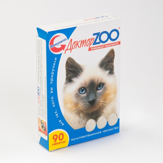 Купить Доктор Zoo для кошек Мультивитаминное лакомство, повышает иммунитет