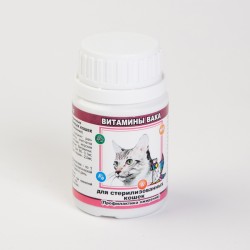 Вака витамины д/стерилизованных кошек таб.№80