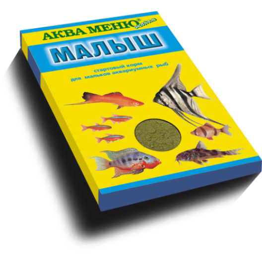 Купить Стартовый корм для мальков аквариумных рыб Аква-меню МАЛЫШ