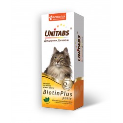 Юнитабс паста витамино-минеральная для кошек с биотином и таурином,120мл